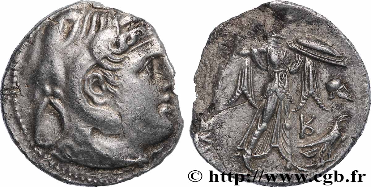 ÉGYPTE - ROYAUME LAGIDE - PTOLÉMÉE Ier SOTER Tétradrachme TTB+