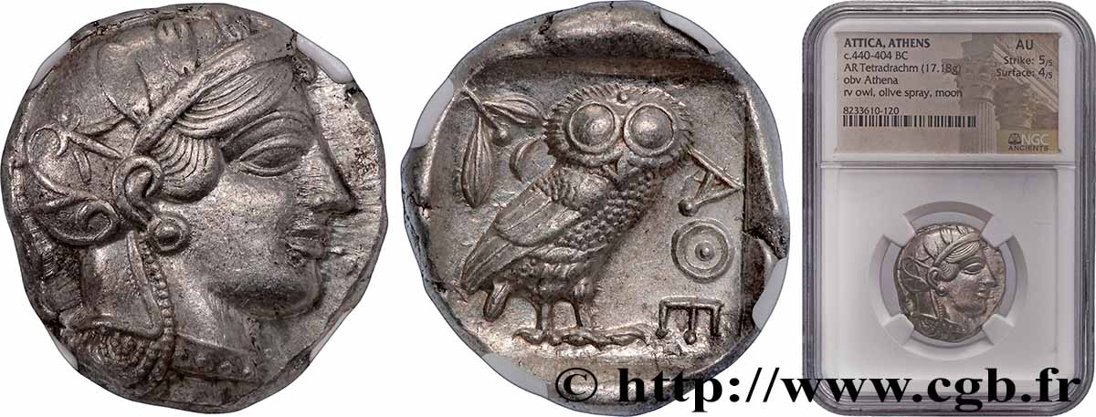 ATTIQUE - ATHÈNES Tétradrachme SPL