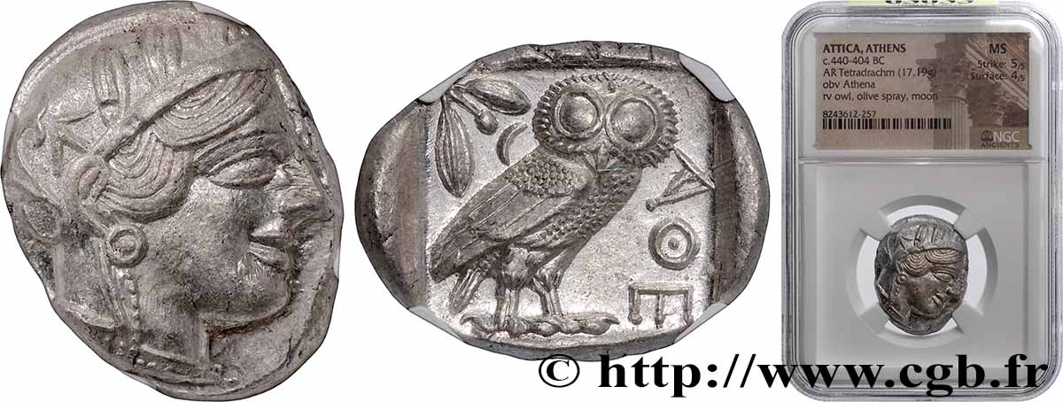 ATTIQUE - ATHÈNES Tétradrachme SPL/FDC