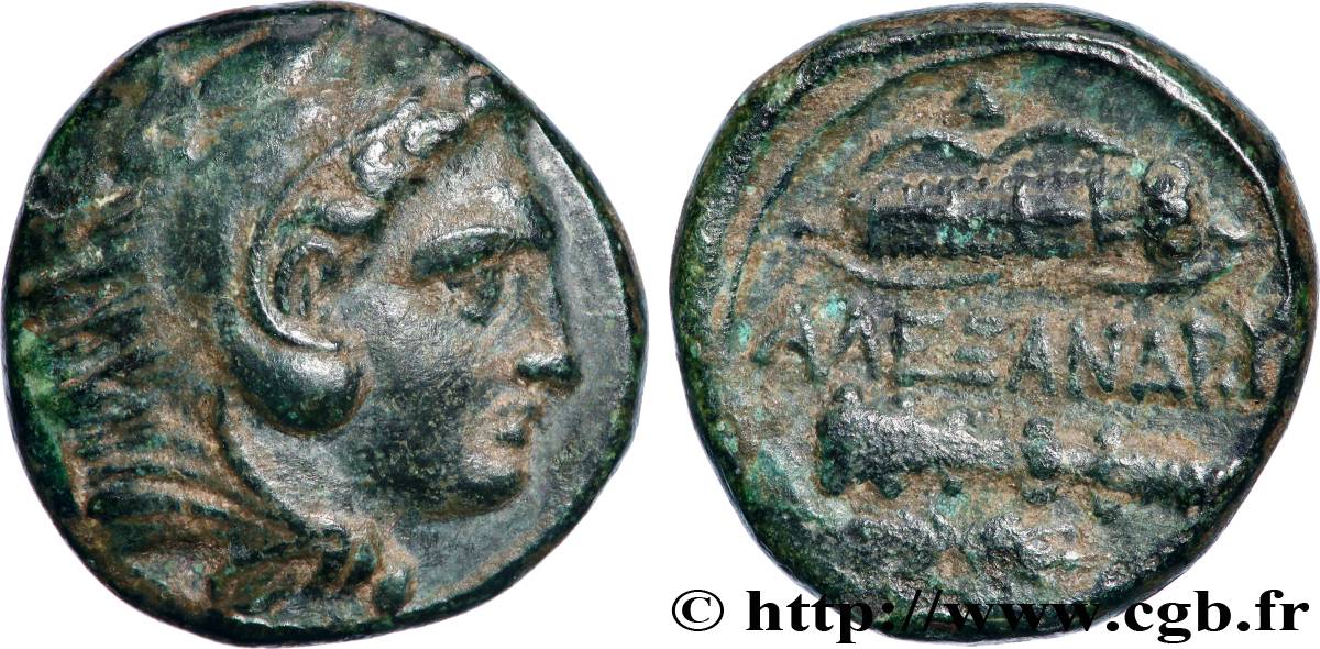 MACEDONIA - MACEDONIAN KINGDOM - ALEXANDER III THE GREAT Unité AU/XF