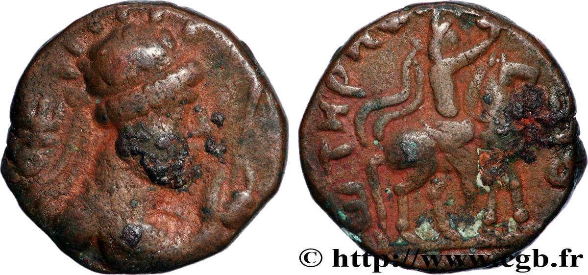 INDO-PARTHE - ROYAUME INDO-PARTHE - ROI INCONNU Tétradrachme TTB