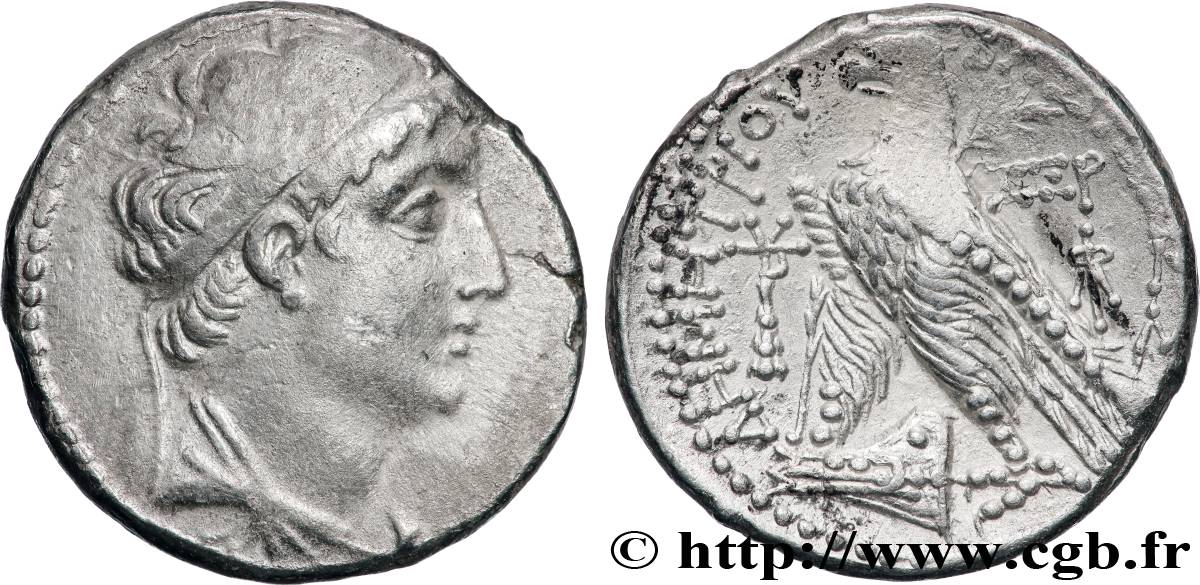 SYRIA - SELEUKID KINGDOM - DEMETRIOS II NIKATOR Tétradrachme XF