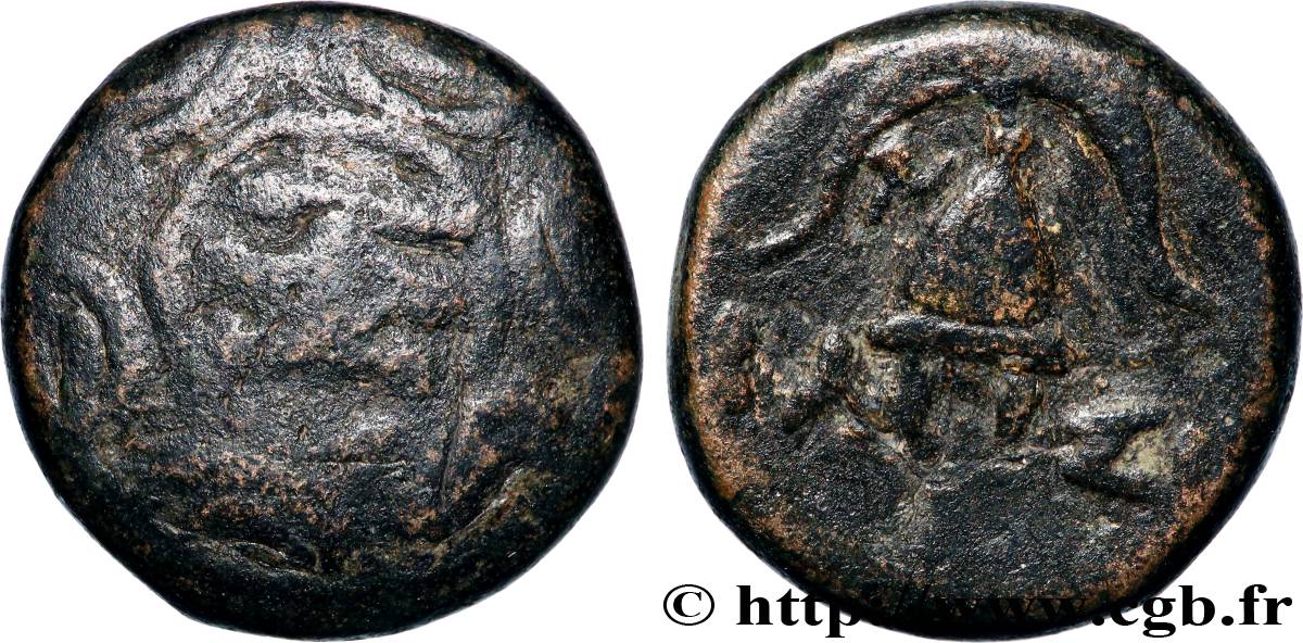 MACEDONIA - MACEDONIAN KINGDOM - DEMETRIOS POLIORKETES Demi-unité VF