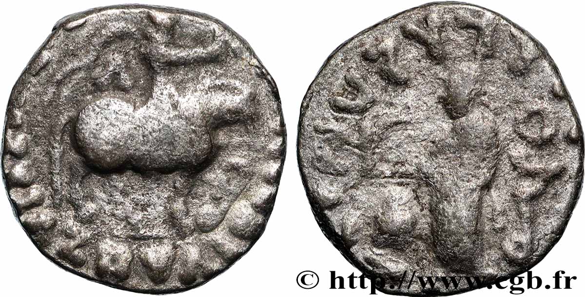 SCYTHIA - INDO-SCYTHIAN KINGDOM - AZES Drachme bilingue VF