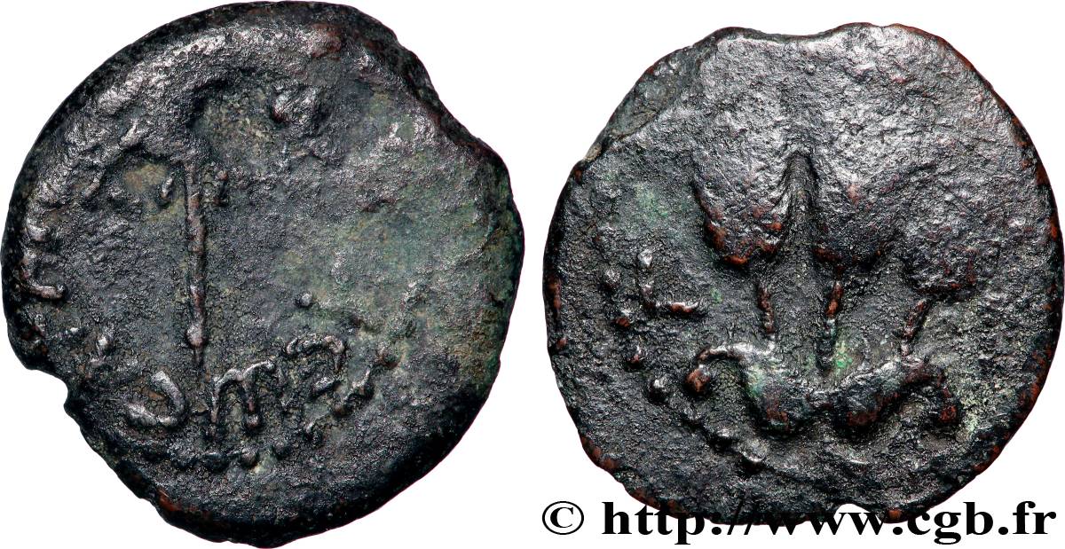 GIUDAE - REGNO DE HERODIUS - AGRIPPA IAgriip Prutah q.BB