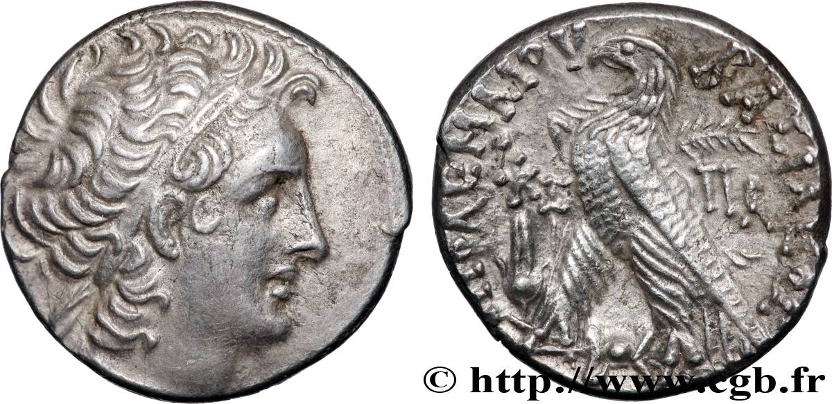 EGITTO - REGNO D EGITTO - TOLOMEO XII NEOS DIONISOS Tétradrachme SPL