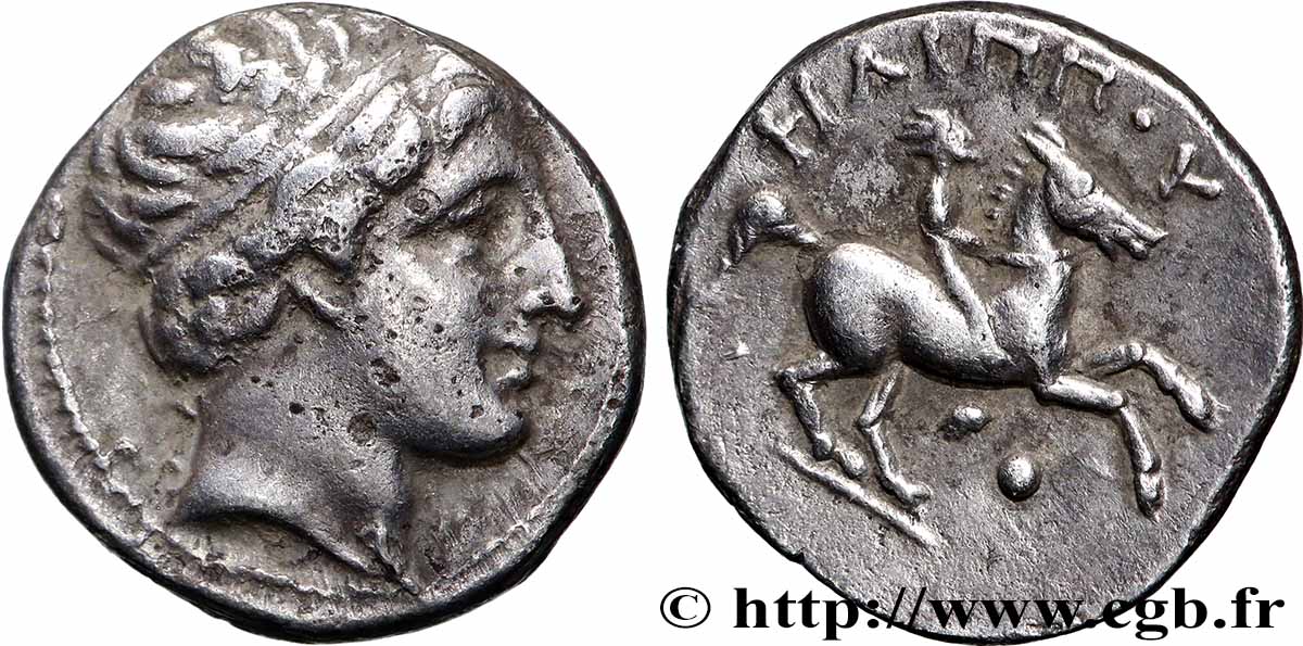 MACEDONIA - MACEDONIAN KINGDOM - PHILIP III ARRHIDAEUS Cinquième de tétradrachme AU