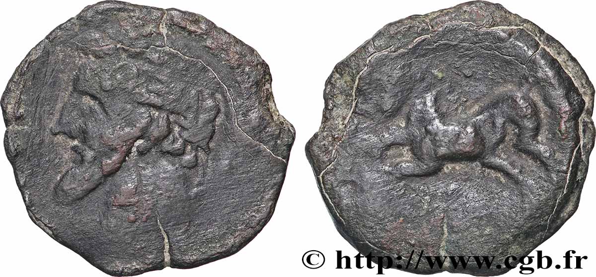 NUMIDIEN - NUMIDIEN KÖNIGREICH - MASSINISSA oder MICIPSA Unité fSS