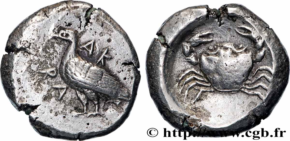 SICILIA - AGRIGENTO Didrachme MBC+