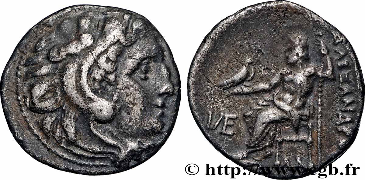 MACÉDOINE - ROYAUME DE MACÉDOINE - ANTIGONE LE BORGNE Drachme TTB