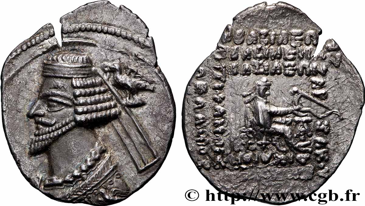 ROYAUME PARTHE - PHRAATES IV Drachme SUP