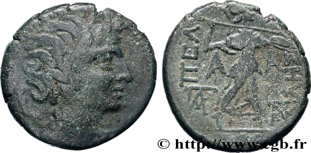 MACÉDOINE - PROVINCE DE MACÉDOINE - PELLA Unité de bronze TB+