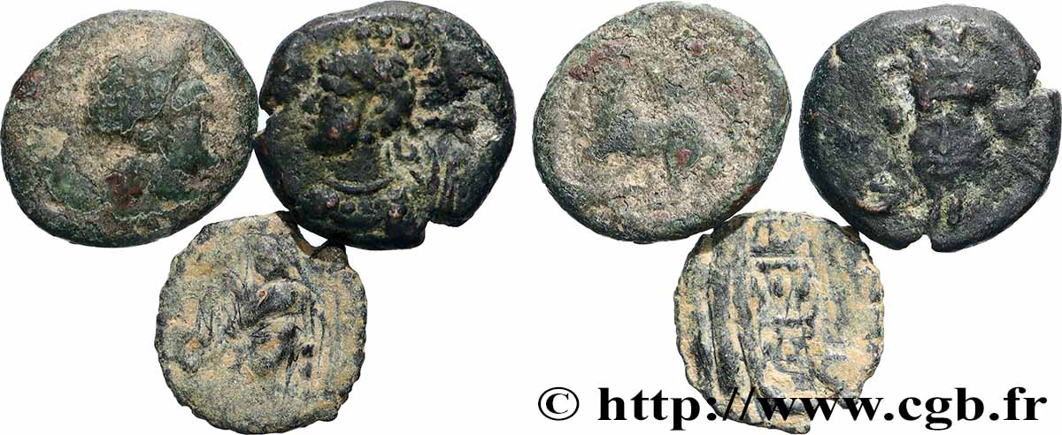 LOTS Lot de trois monnaies lot