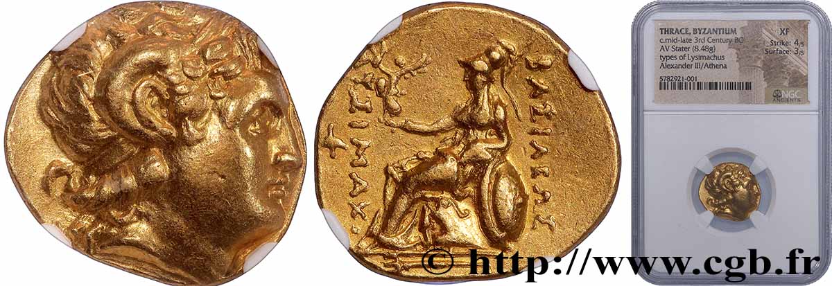 THRACIA - BYZANTION Statère d’or AU