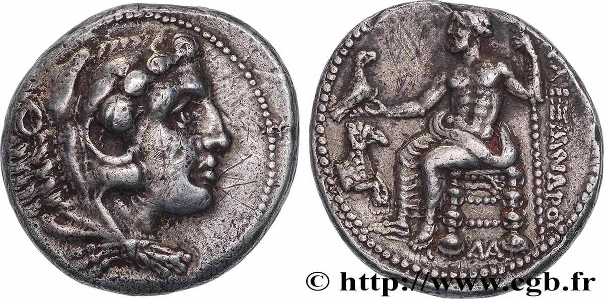 MACEDONIA - MACEDONIAN KINGDOM - ALEXANDER III THE GREAT Tétradrachme AU