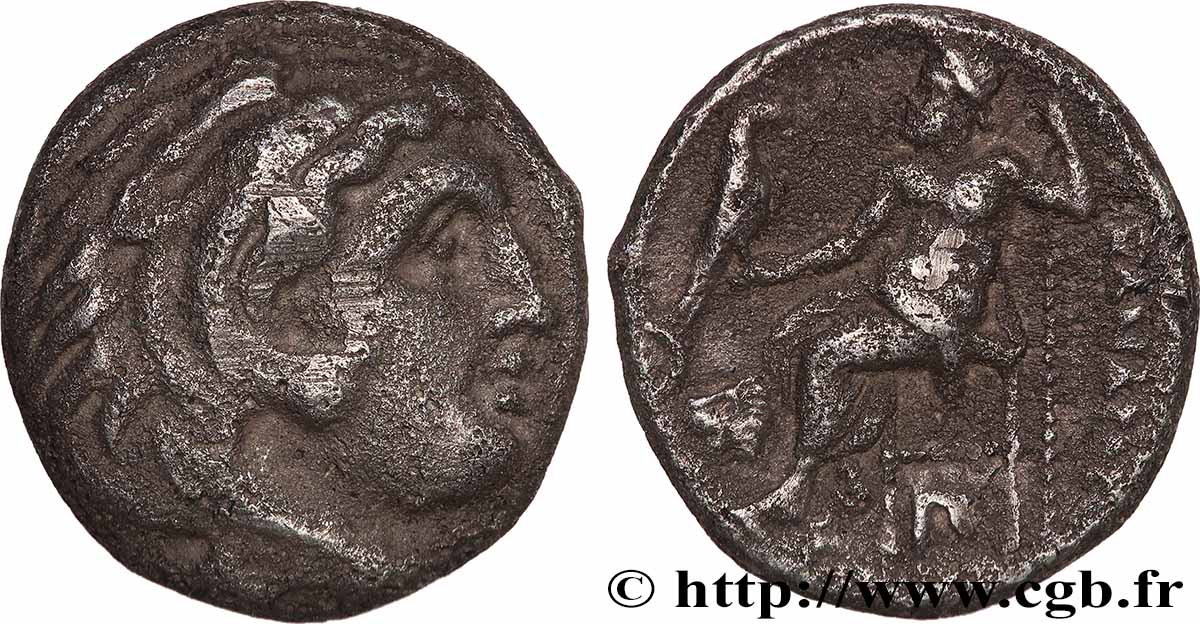 MACÉDOINE - ROYAUME DE MACÉDOINE - DÉMÉTRIUS POLIORCÈTE Drachme TTB