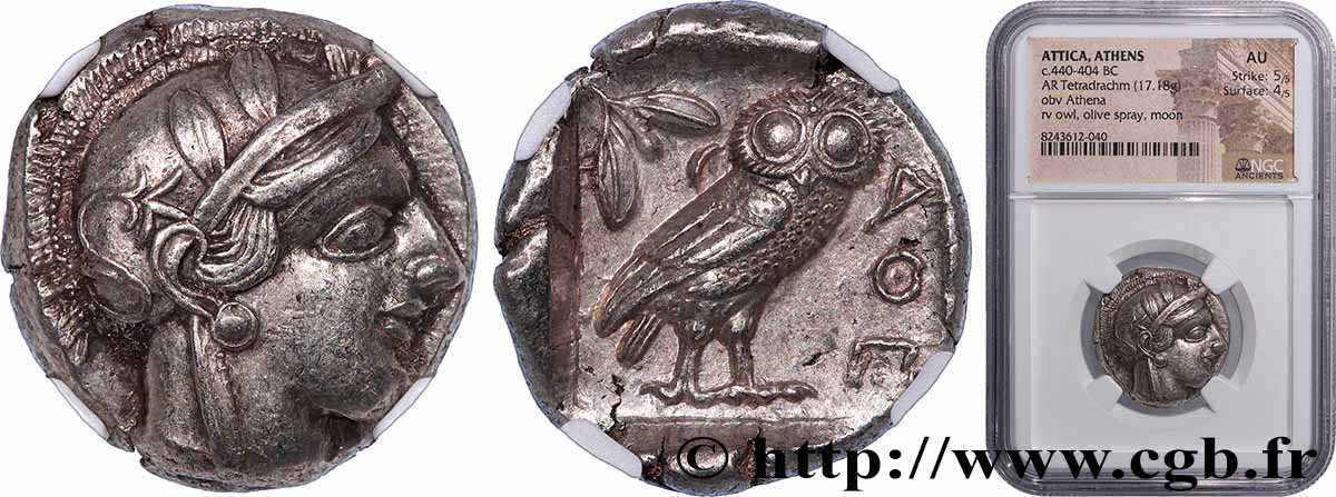 ATTIKA - ATHEN Tétradrachme fST