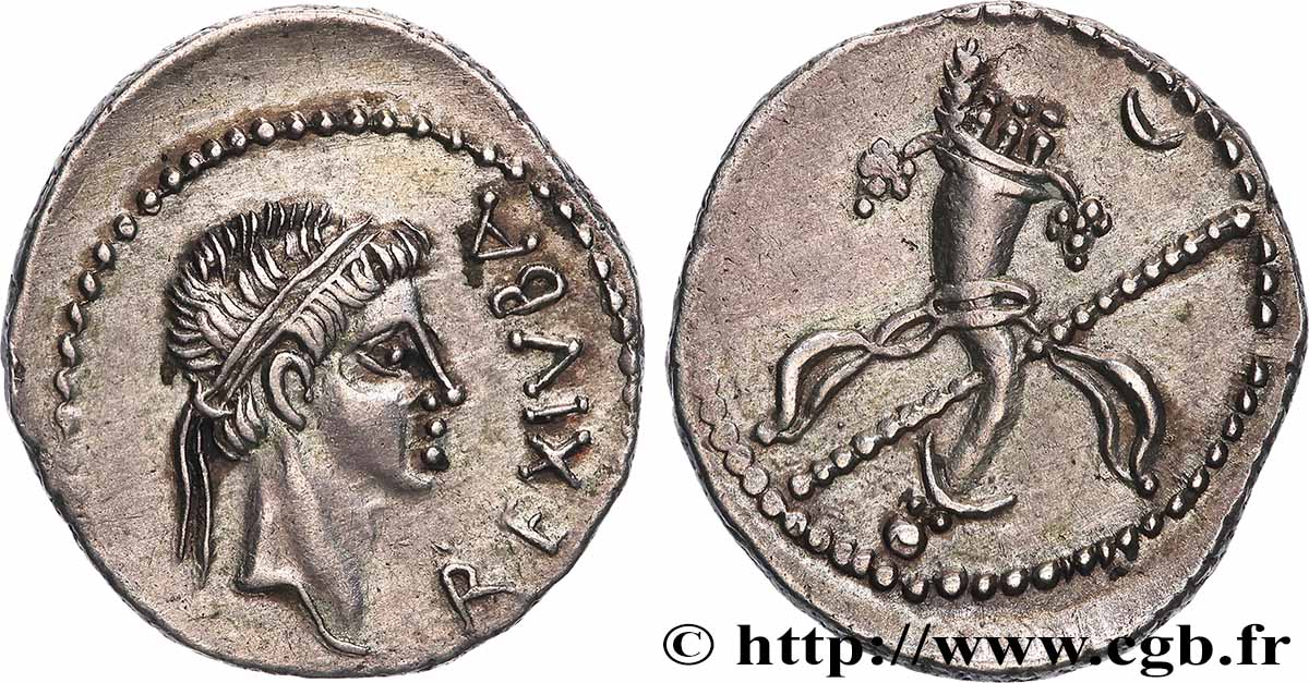 MAURETANIEN - MAURETANISCHES KÖNIGREICH - JUBA II Denier VZ