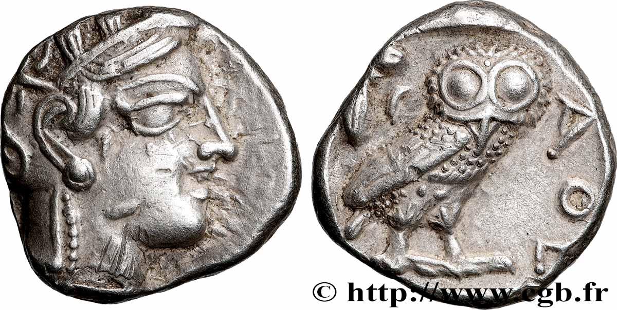 ATTICA - ATHENA Tétradrachme q.SPL