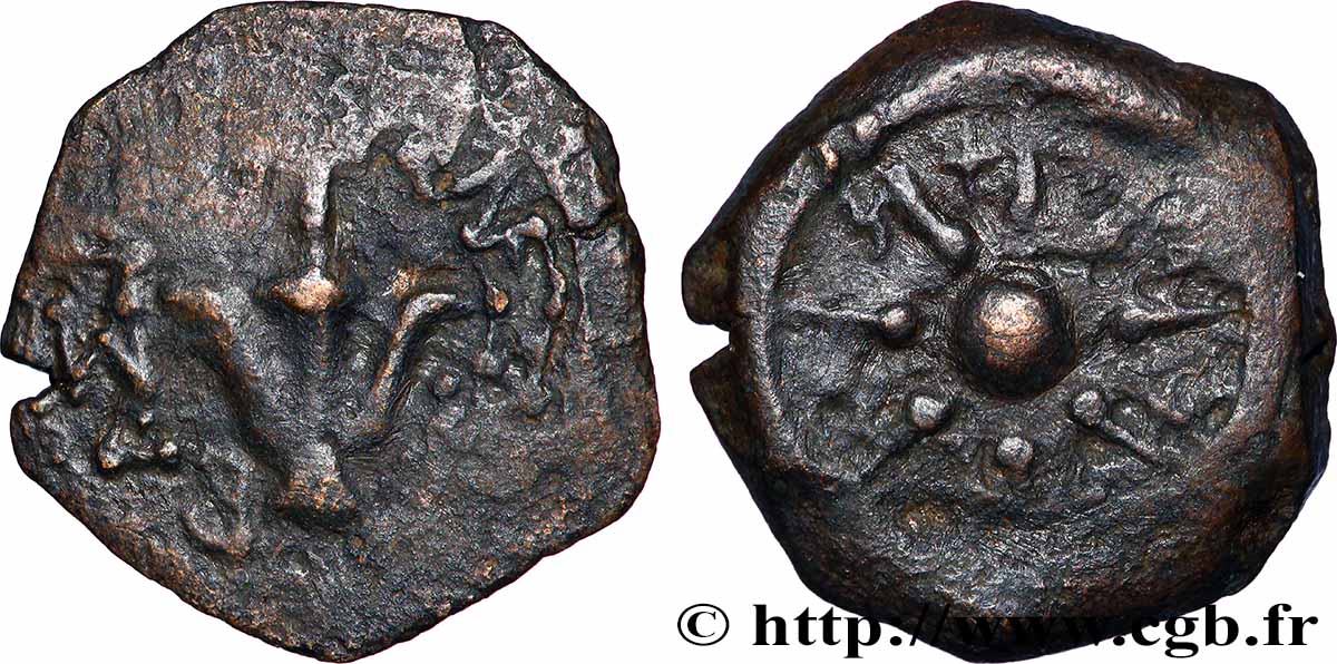 IUDAEA - HASMOAEAN KÖNIGREICH - ALEXANDER JANNAEUS Prutah fSS