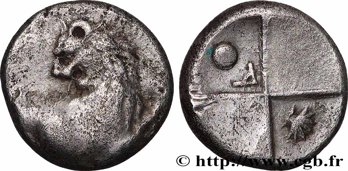 TRACIA - CHERSONESO DI TRACIA - CARDIA Hemidrachme ou tetrobole BB/q.SPL