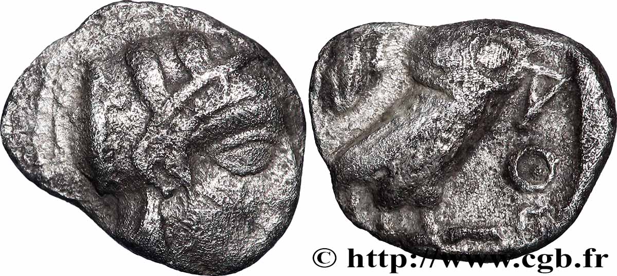 ATTIQUE - ATHÈNES Obole TB+/TTB