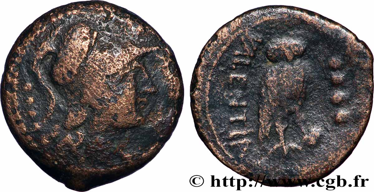 BRUTTIUM - VIBO VALENTIA (HIPPONIUM) Triens VF