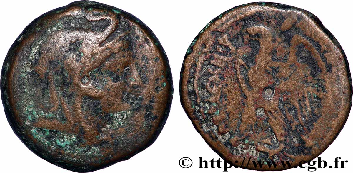 EGYPTUS - ROYAUME LAGIDE - PTOLÉMÉE V ÉPIPHANES Obole VF