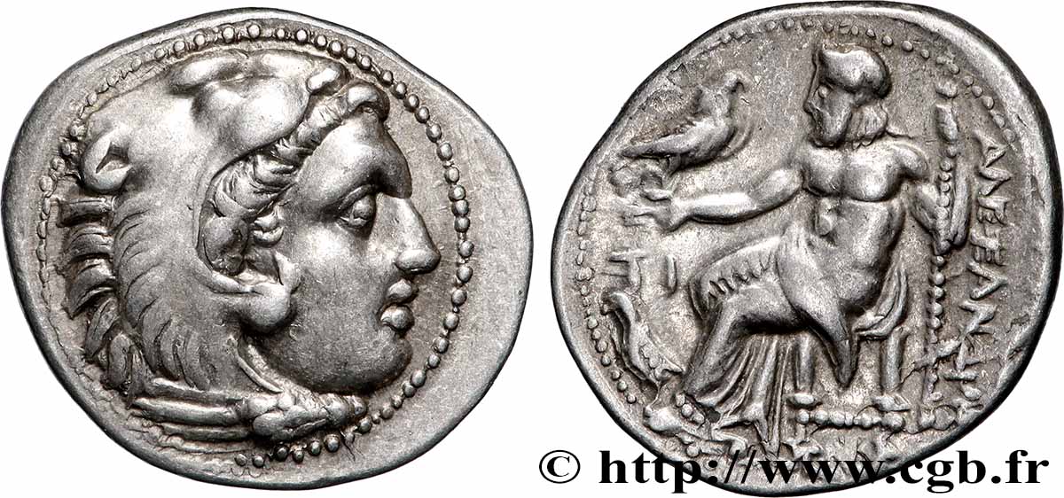 MAKEDONIEN - MAKEDONISCHE KÖNIGE - PHILIPP III ARRHIDAIOS Drachme VZ/fVZ