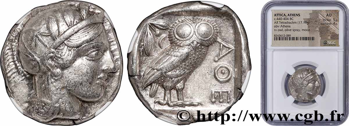 ATTIKA - ATHEN Tétradrachme VZ/fST