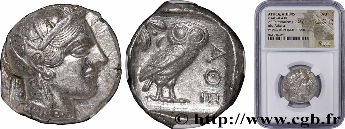 ATTIKA - ATHEN Tétradrachme VZ/fST