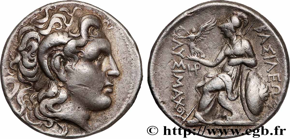THRACE - ROYAUME DE THRACE - LYSIMAQUE Tétradrachme SUP/TTB+