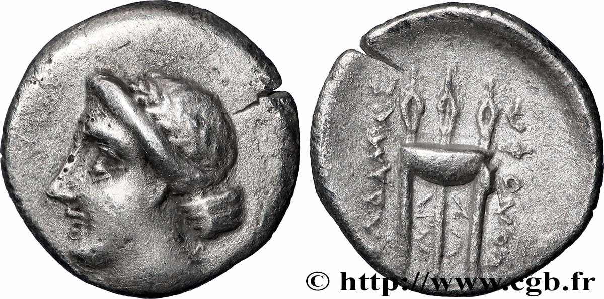 IONIA - KOLOPHON Hemidrachme AU/XF