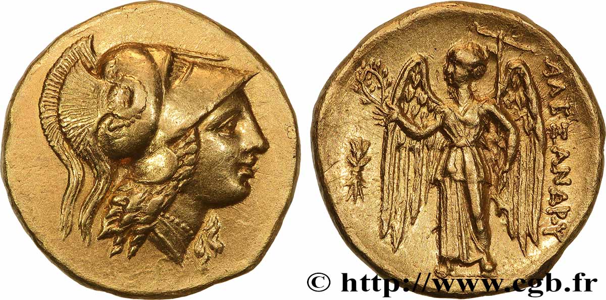 MACÉDOINE - ROYAUME DE MACÉDOINE - ALEXANDRE III LE GRAND Statère d or SUP/TTB+