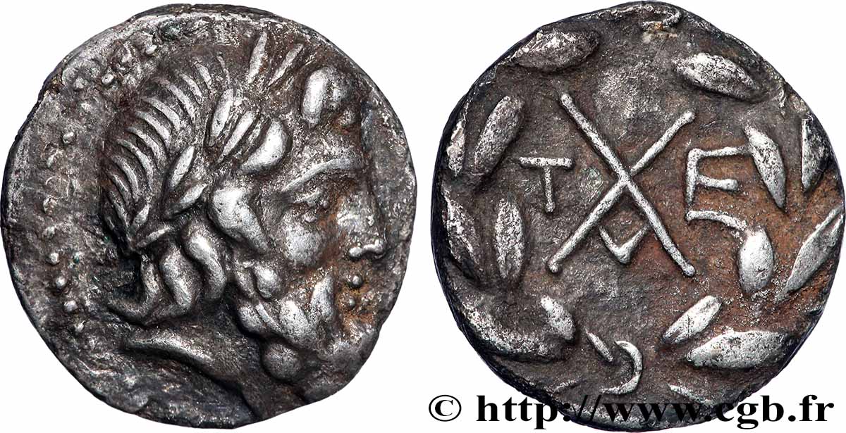 ACHAEAN LEAGUE - ARCADIA - TEGEA Hemidrachme AU