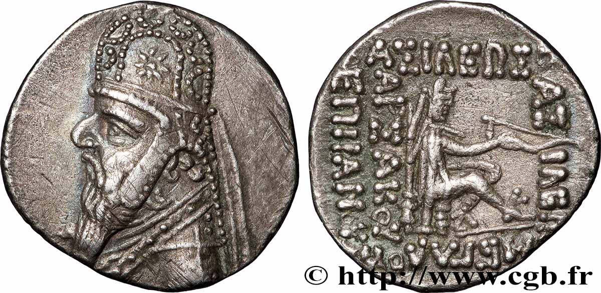 PARTIA - REGNO DI PARTIA - ORODO I Drachme SPL/q.SPL