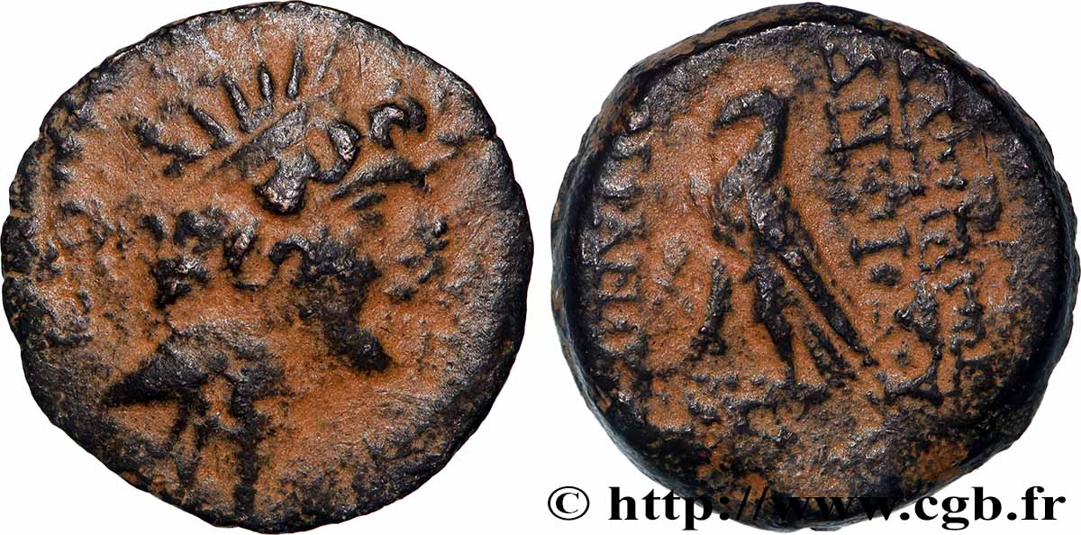 SYRIE - ROYAUME SÉLEUCIDE - ANTIOCHUS VIII GRYPUS Unité TB+