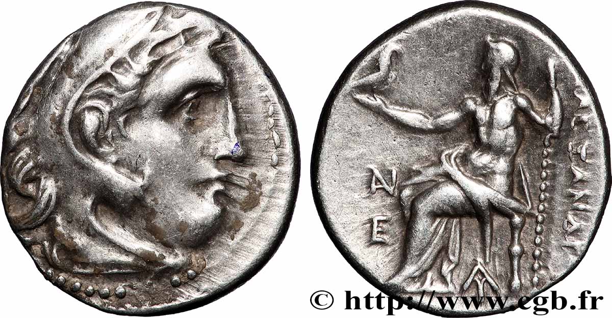 THRACE - ROYAUME DE THRACE - LYSIMAQUE Drachme TTB+