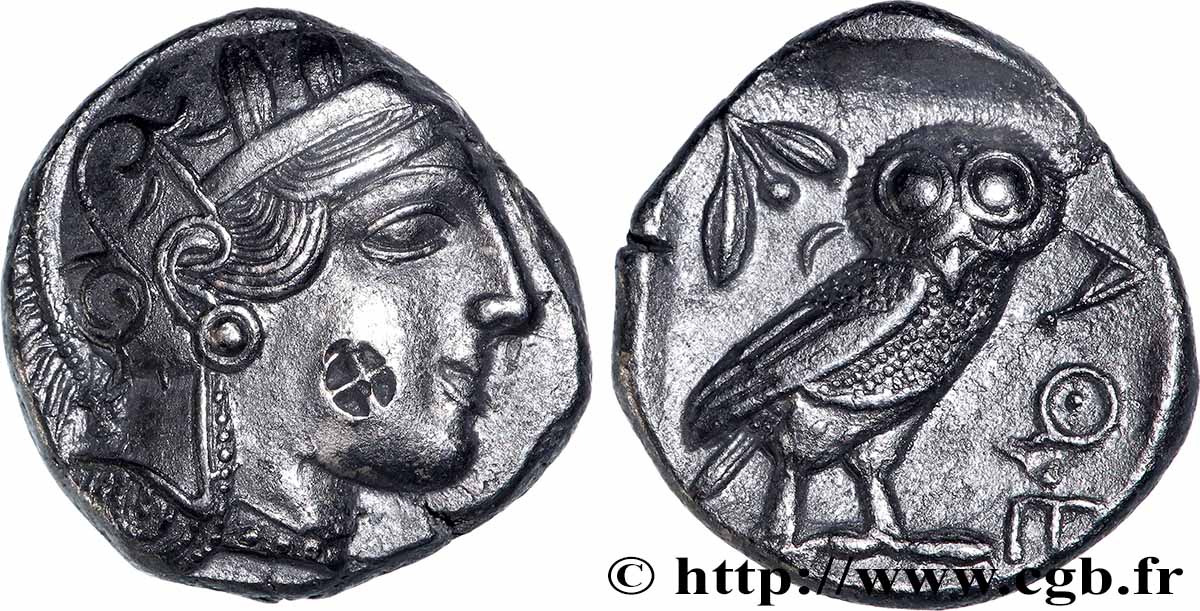 ATTICA - ATHENS Tétradrachme AU