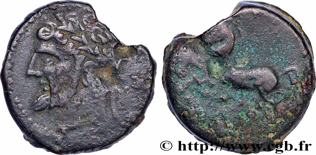 NUMIDIA - KINGDOM OF NUMIDIA - MASINISSA or MICIPSA Unité XF/VF