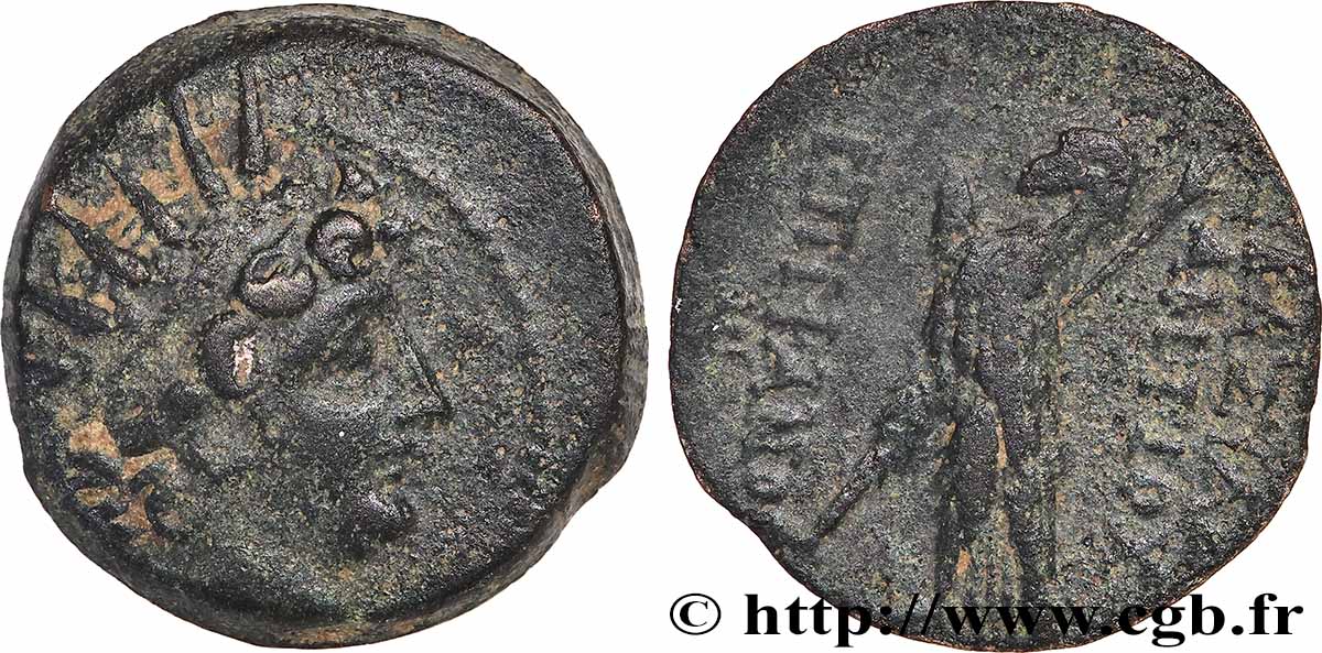 SYRIE - ROYAUME SÉLEUCIDE - ANTIOCHUS VIII GRYPUS Unité TTB