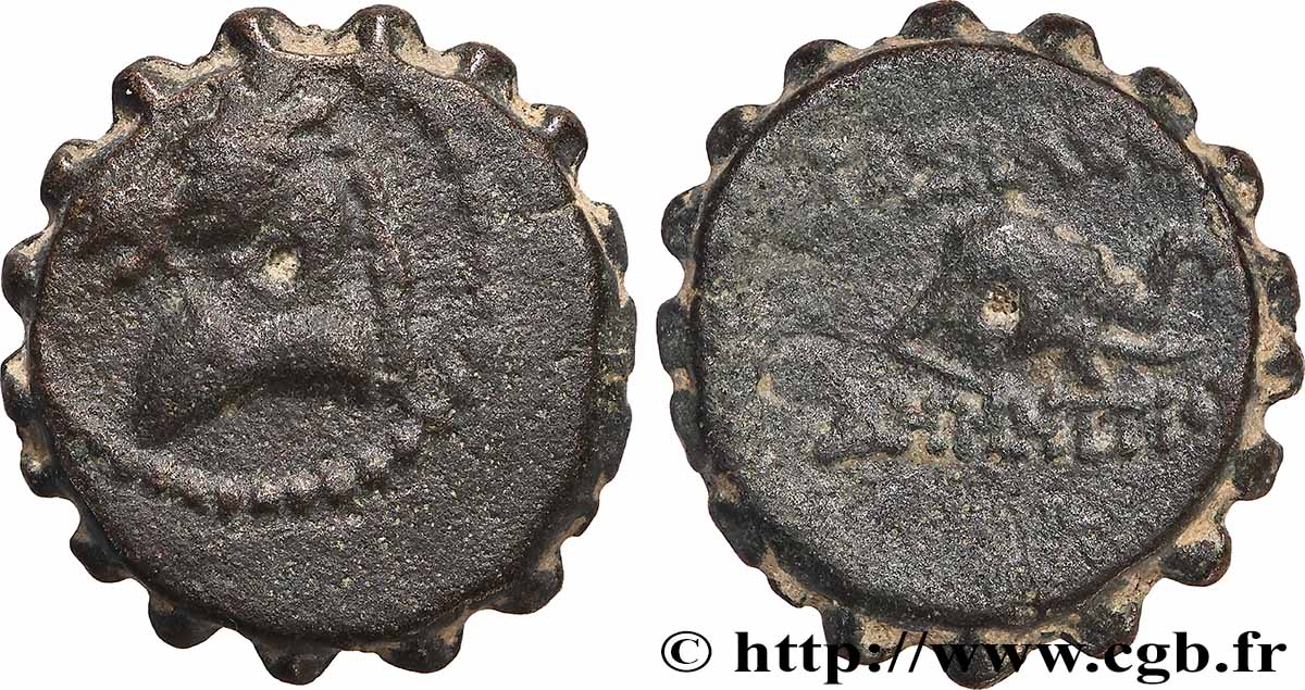 SYRIEN - SELEUKIDISCHES KÖNIGREICH - DEMETRIOS I SOTER Chalque SS/fSS