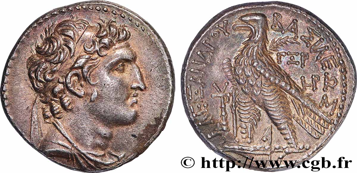 SIRIA - REGNO DI SIRIA - ALESSANDRO I BALAS Tétradrachme MS