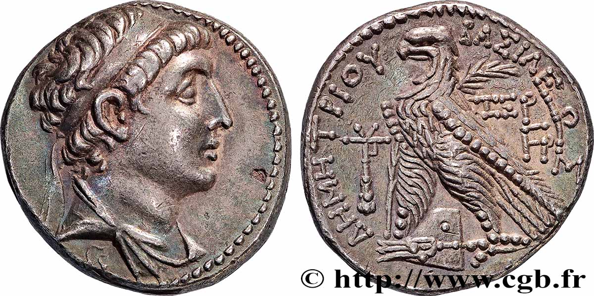 SYRIA - SELEUKID KINGDOM - DEMETRIOS II NIKATOR Tétradrachme MS