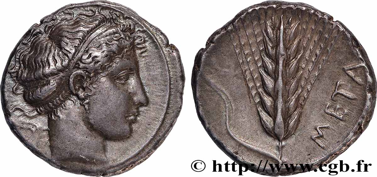 LUCANIA - METAPONTUM Nomos ou statère MS