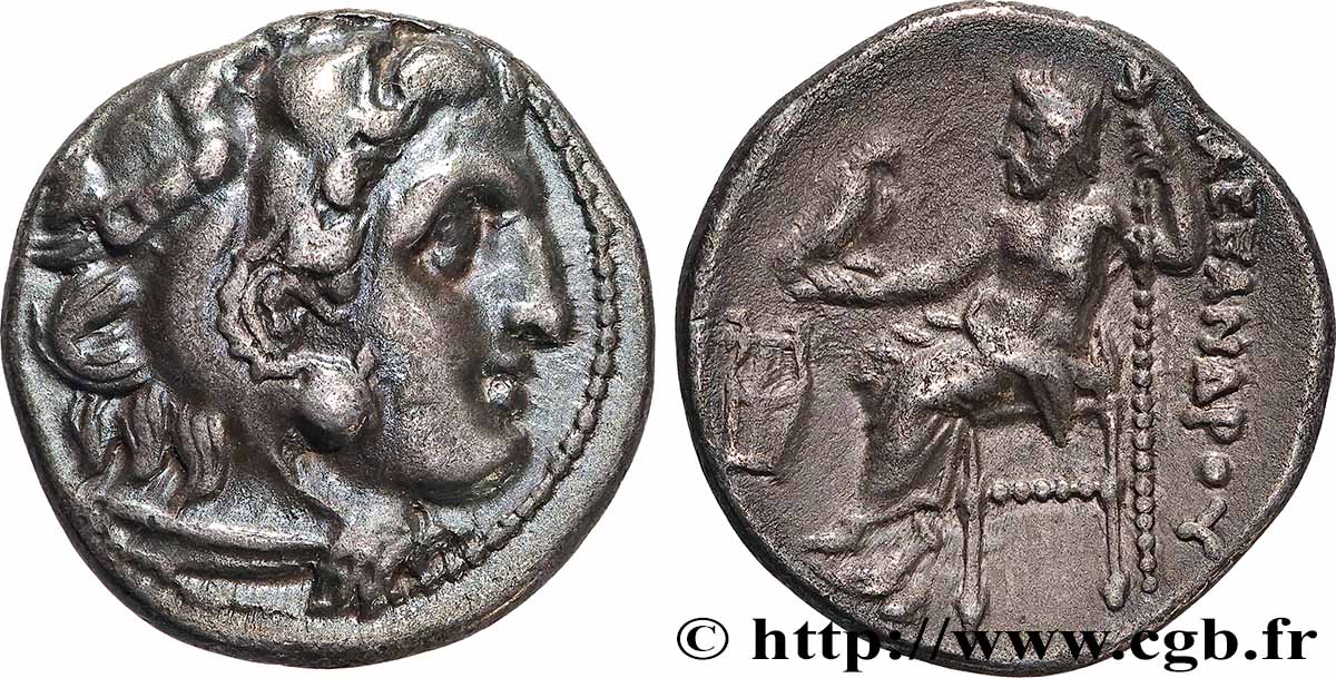 MAKEDONIEN - MAKEDONISCHE KÖNIGE - PHILIPP III ARRHIDAIOS Drachme fST/VZ