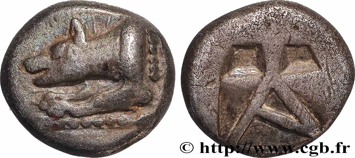 ARGOLIDE - ARGOS Hemidrachme ou triobole TTB+