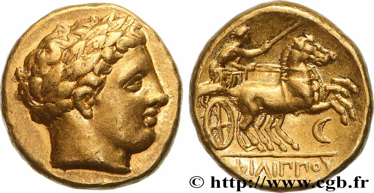 MACÉDOINE - ROYAUME DE MACÉDOINE - PHILIPPE II Statère d or SPL