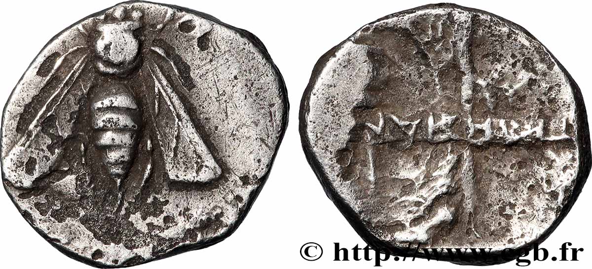 IONIE - ÉPHÈSE Hemidrachme TTB