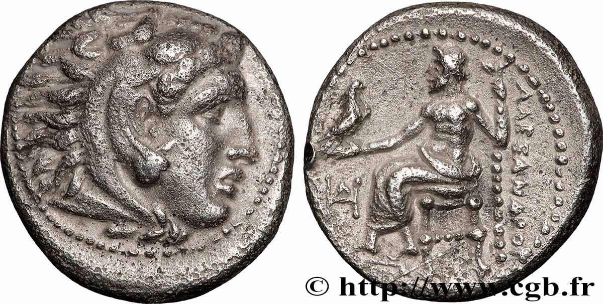 MACÉDOINE - ROYAUME DE MACÉDOINE - ALEXANDRE III LE GRAND Drachme SUP